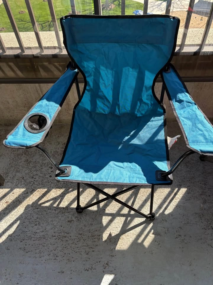 Outbound Wide Folding Camping Chair with Cup Holder - 2 - photo 4