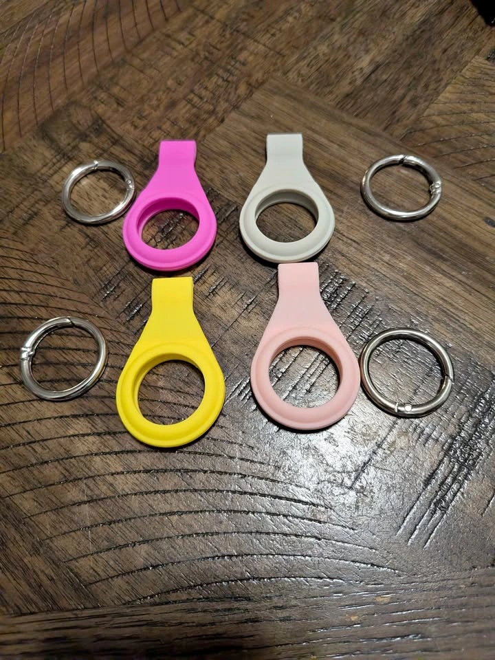 AirTag Silicone Cases with Keyrings