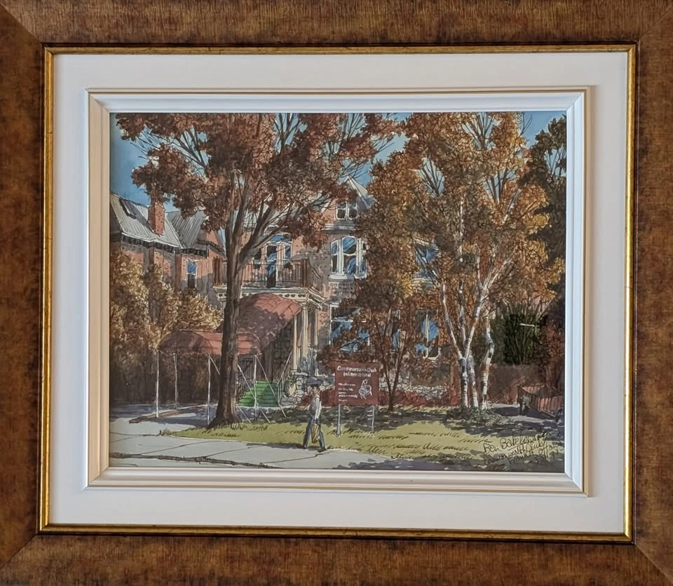 Ben Babelowsky Original Watercolour Painting by Renowned Ottawa - photo 4