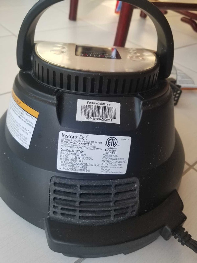 Instant Pot Air Fryer Lid - photo 3