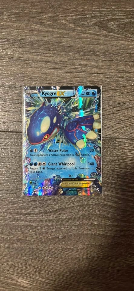 Kyogre EX Primal Clash LP/MP (54/160) - Pokemon TCG