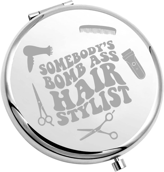 NEW Hair Stylist Make Up Compact Mirror