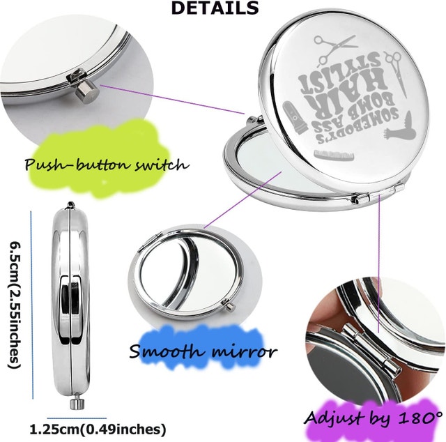 NEW Hair Stylist Make Up Compact Mirror - photo 2