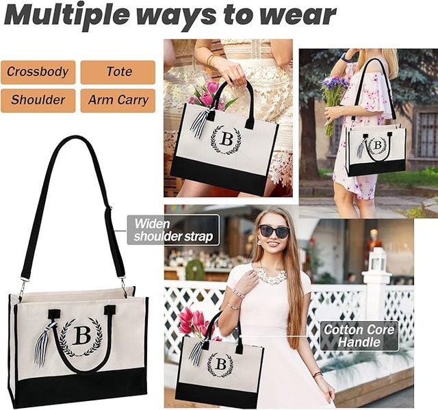NEW "M"CRSTAFU Personalized Monogram Tote Bag and Matching Purse - photo 5