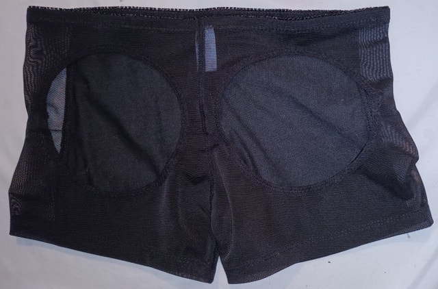 NEW Women's Large Black Butt Lifting Boy Short Underwear - photo 5