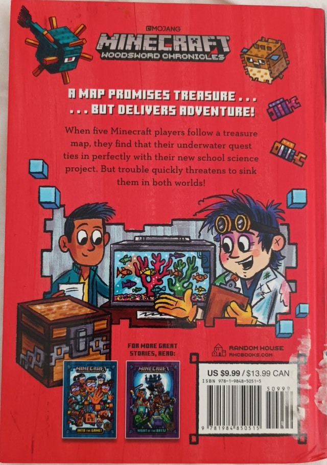 Deep Dive! (Minecraft Woodsword Chronicles #3) HARD Cover Book - photo 2