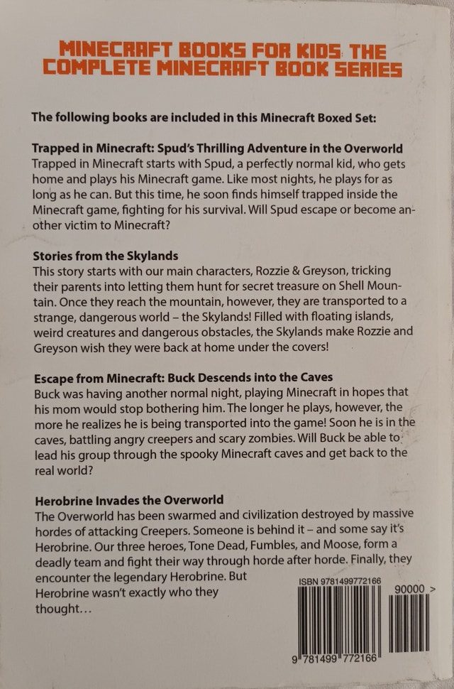 4in1 Minecraft Books for Kids: The Complete Unofficial Minecraft - photo 2