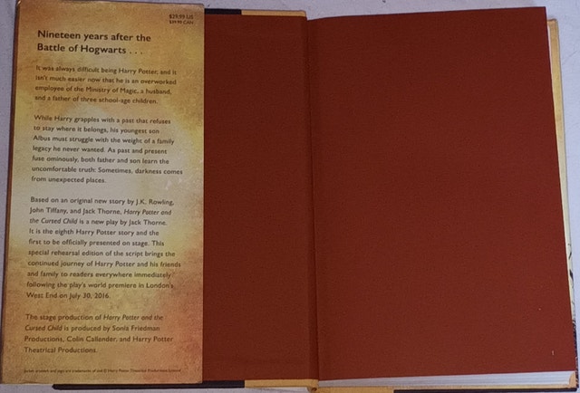 Harry Potter Cursed Child - Parts One and Two (Special Rehearsal - photo 3
