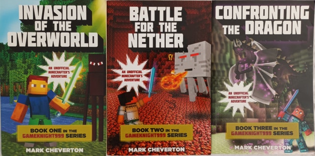 3 Books Minecraft Unofficial Novels, Gameknight999