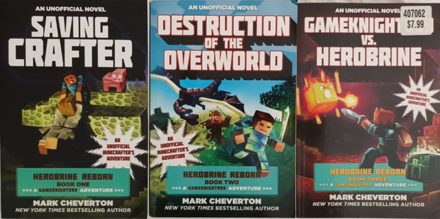 3 Books Minecraft Unofficial Novels, Gameknight999 - photo 3