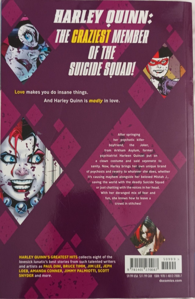 Harley Quinn's Greatest Hits Book - photo 2
