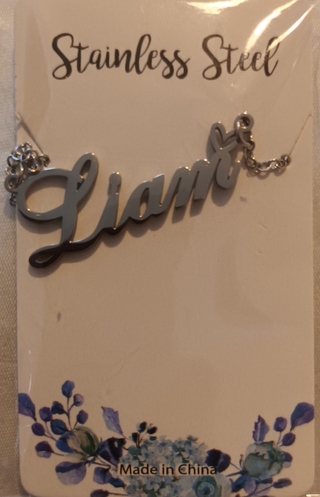 NEW Liam & Lexi Name Heart Necklace - photo 3