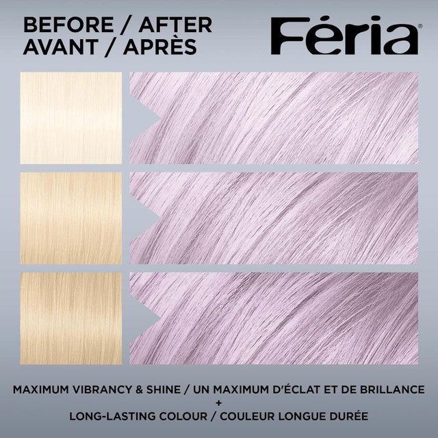 2 NEW L'Oréal Paris Feria Hair Dye - Smokey Lavender - photo 3