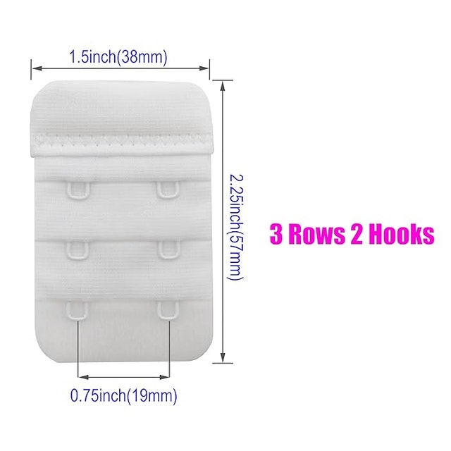 NEW LeonHien Women's Bra Extenders 2 Hook, Soft & Comfortable - photo 2