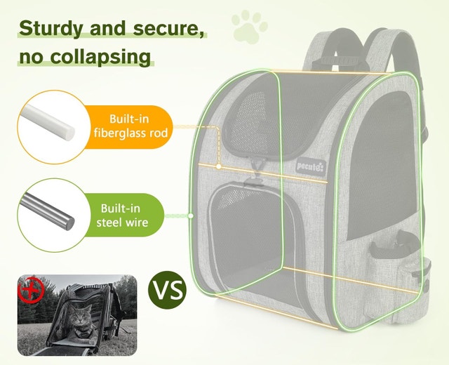 NEW Pecute Dog Carrier Backpack XL (6-10kg Pets) - photo 2