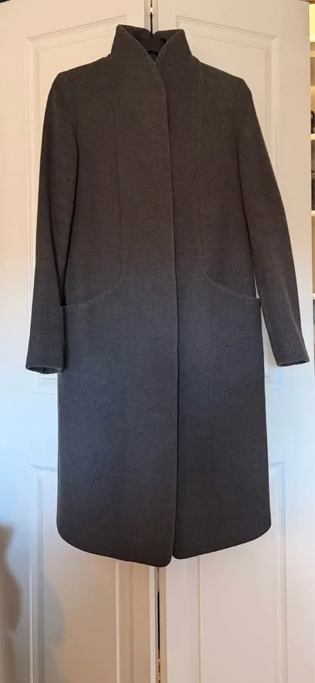 Aritzia Wool Coat (Wilfred) - Gray Size M - photo 2