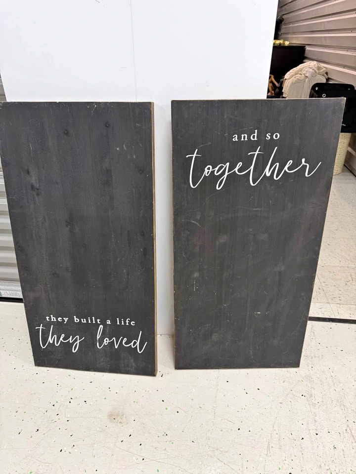 And So Together They Built a Life They Loved Wood Decor