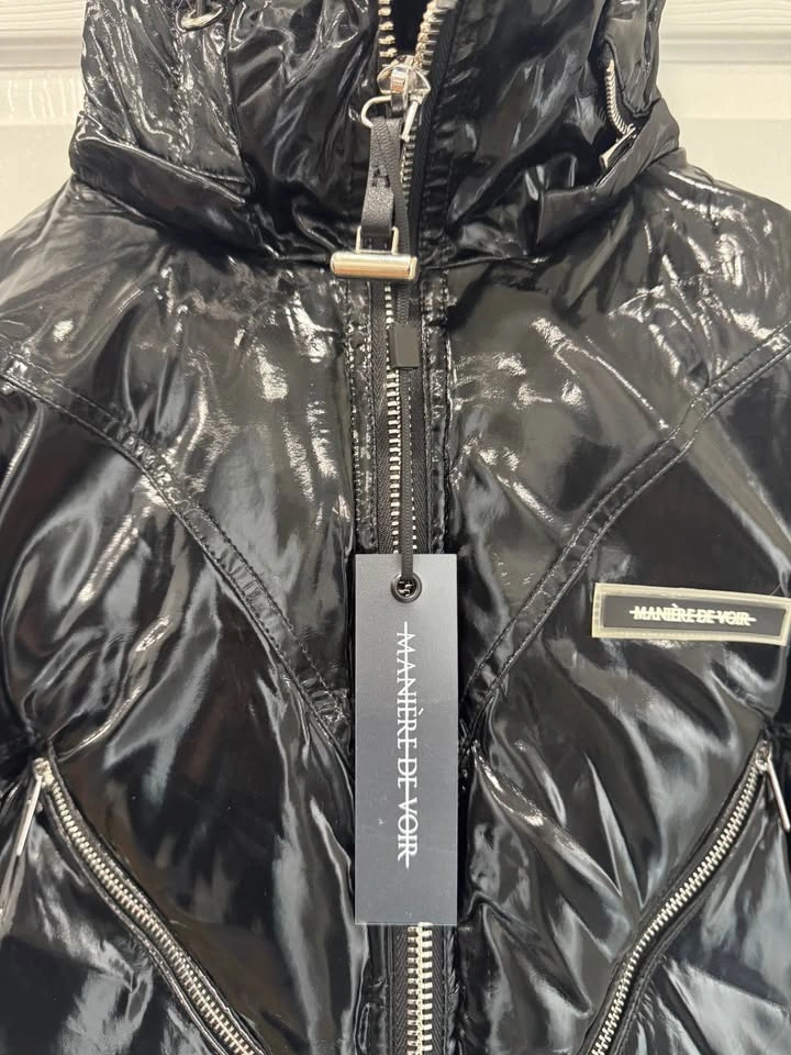 Maniere De Voir Black Reflective Women’s Jacket – BNWT - photo 2