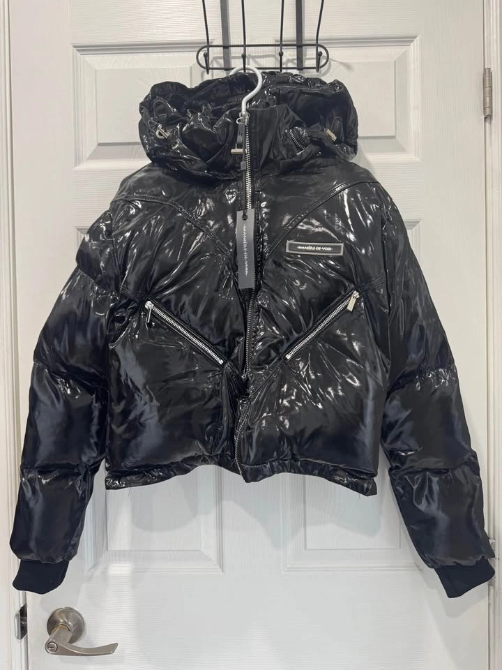 Maniere De Voir Black Reflective Women’s Jacket – BNWT - photo 3