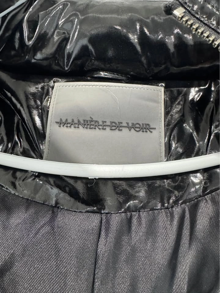 Maniere De Voir Black Reflective Women’s Jacket – BNWT - photo 5