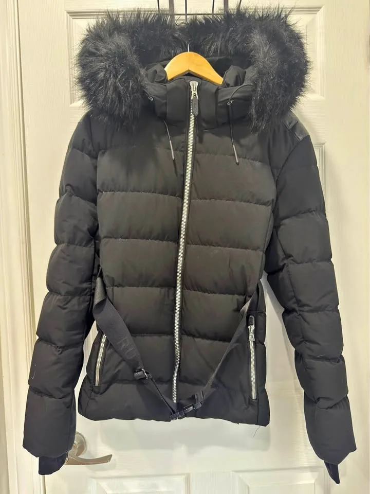 RUDSAK Women's Black Fur Jacket - Limited Edition