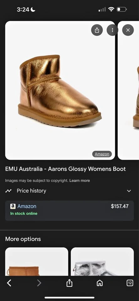 EMU Australia Glossy Winter Boots - Women's Size 7 (BNWT)