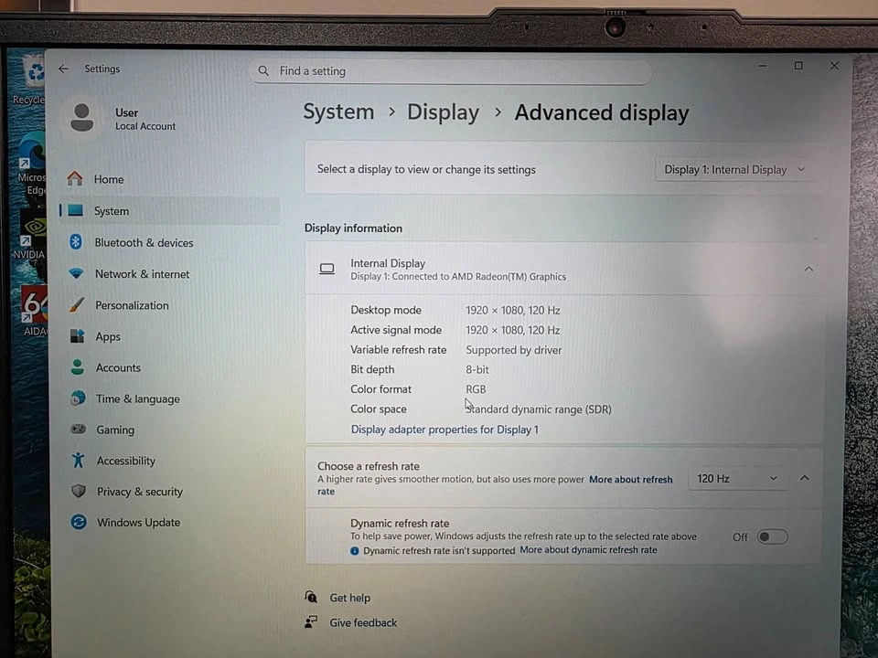 Lenovo Legion 5 15" FHD 120Hz Ryzen 7 32GB GTX 1660Ti SSD Win 11 - photo 5