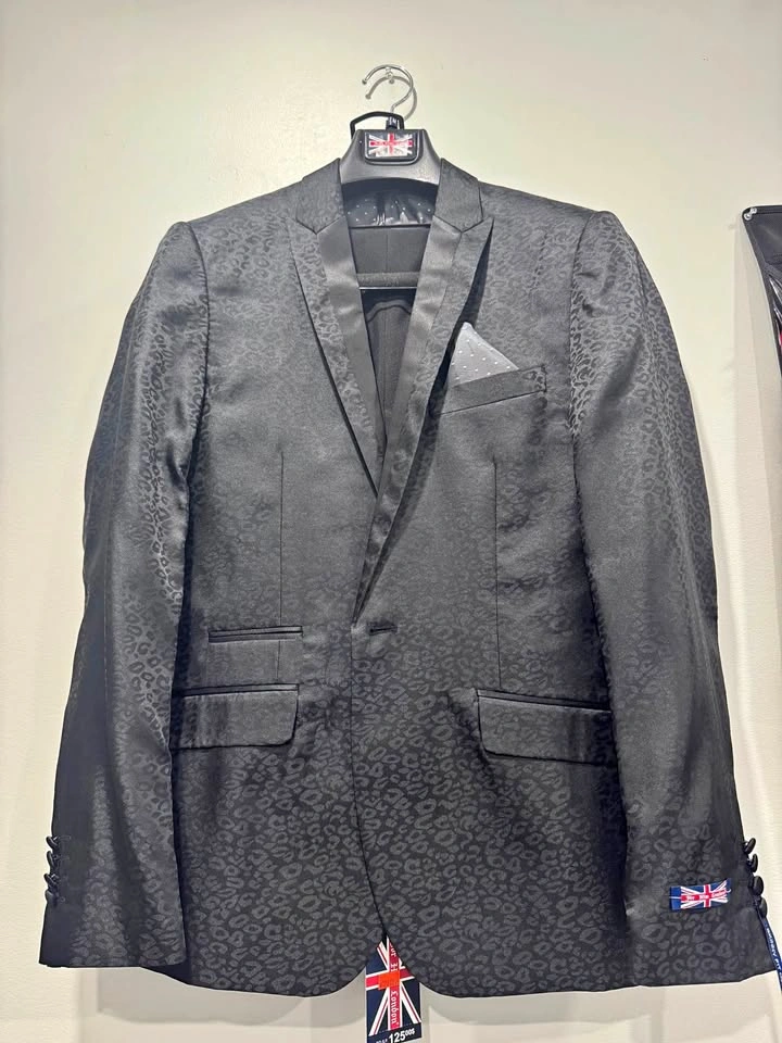 For Him London Leopard Print Suit - Men's Medium
