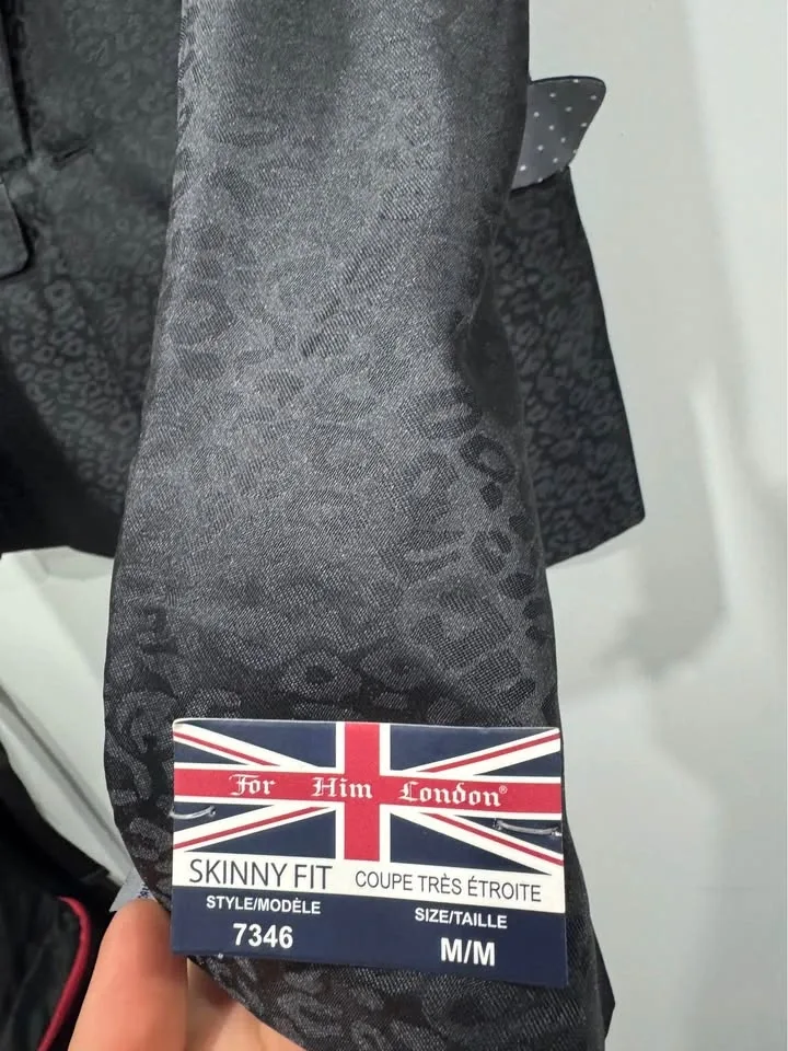 For Him London Leopard Print Suit - Men's Medium - photo 5