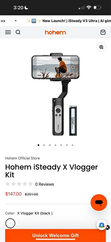 Hohem iSteady 3-Axis Gimbal – Smooth Phone Videos
