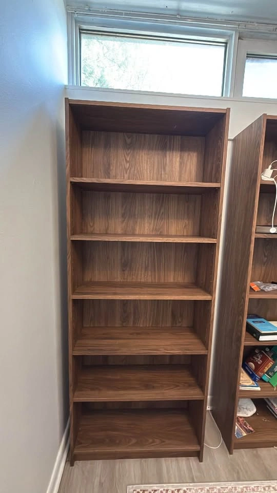 Like brand new 3 Billy bookcases in brown walnut - photo 2