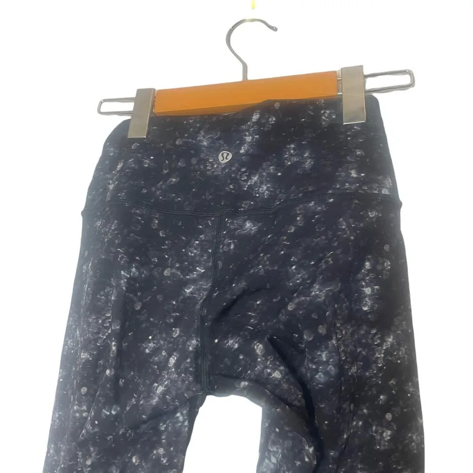 Lululemon Wunder Under Leggings Effervescence Size 4 image indicator(6)