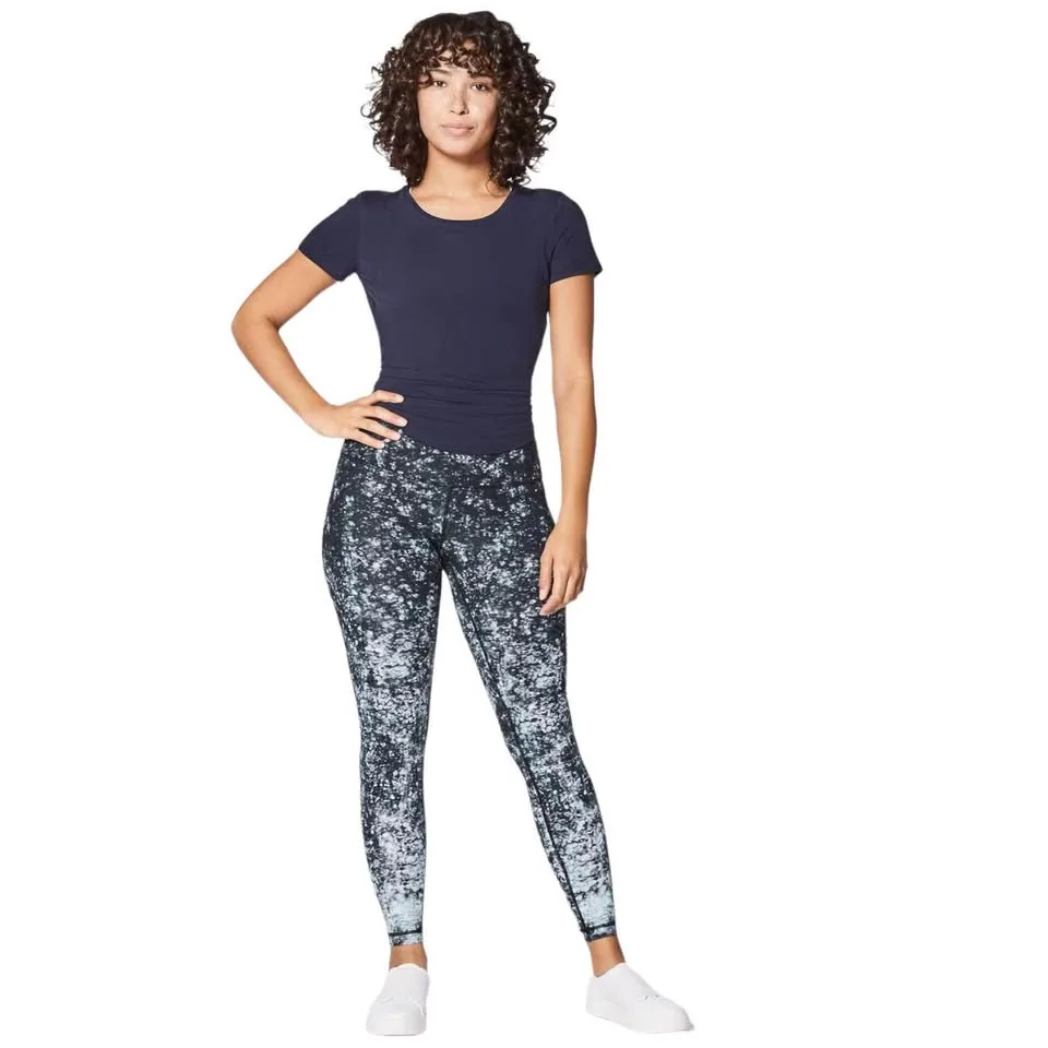 Lululemon Wunder Under Leggings Effervescence Size 4 image indicator(9)