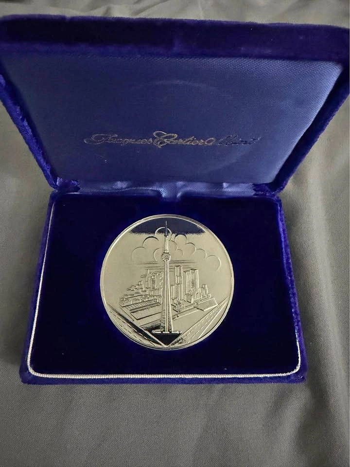 CN Tower Toronto Medal Jacques Cartier Mint