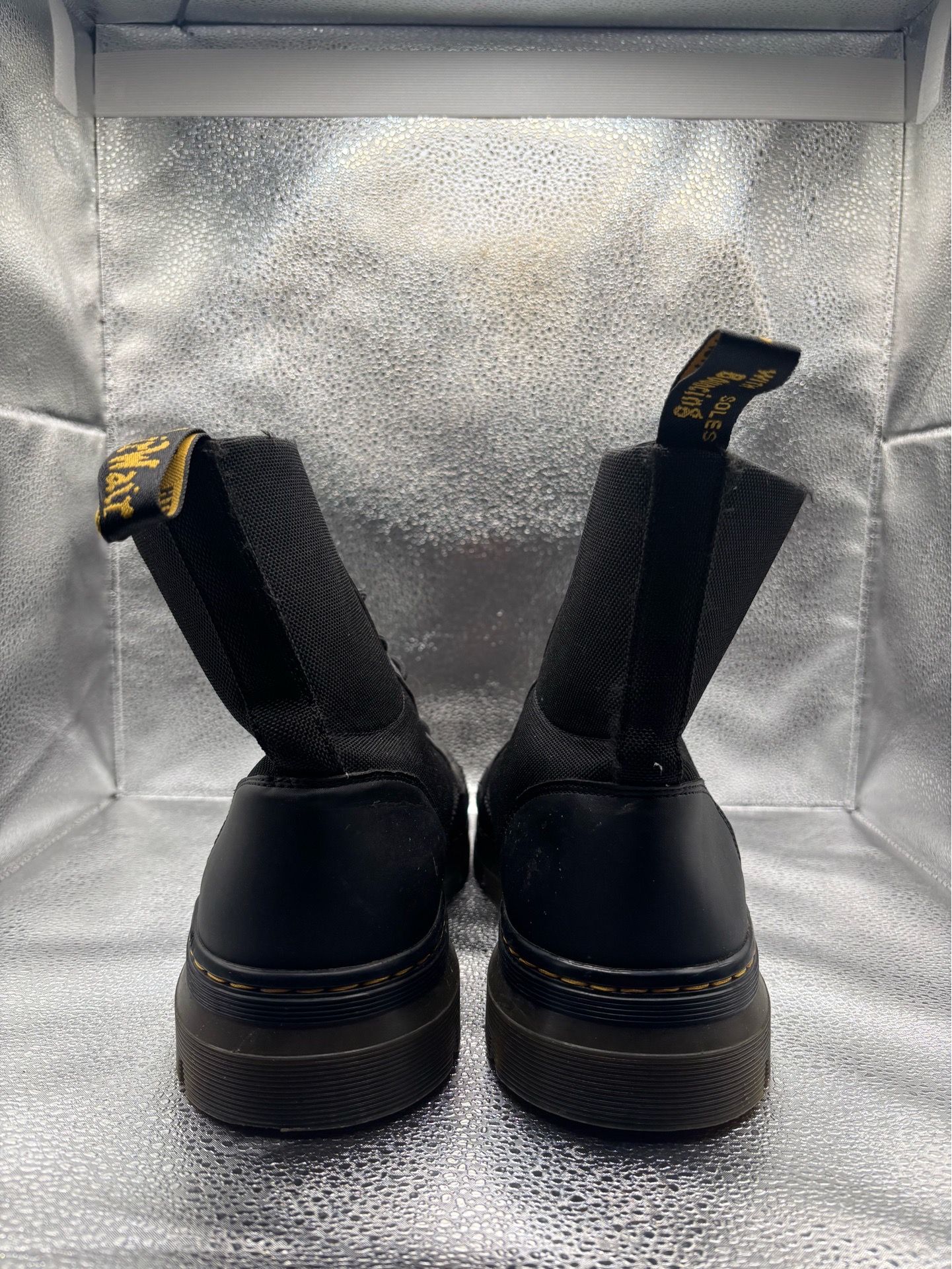 Dr. Martens mens combs leather combat boots - photo 4