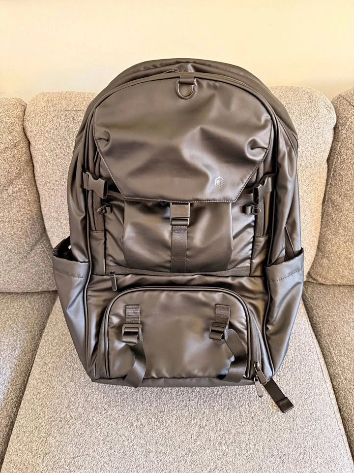 Hex Black Travel Laptop Backpack 40L