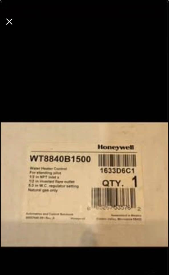 Honeywell WT8840B1500 Water Heater Control - photo 4