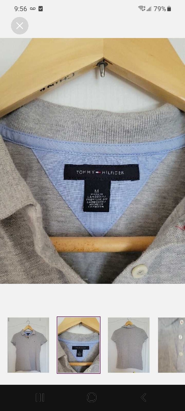 Tommy Hilfiger Polo Shirt - Gray, Size M - photo 2