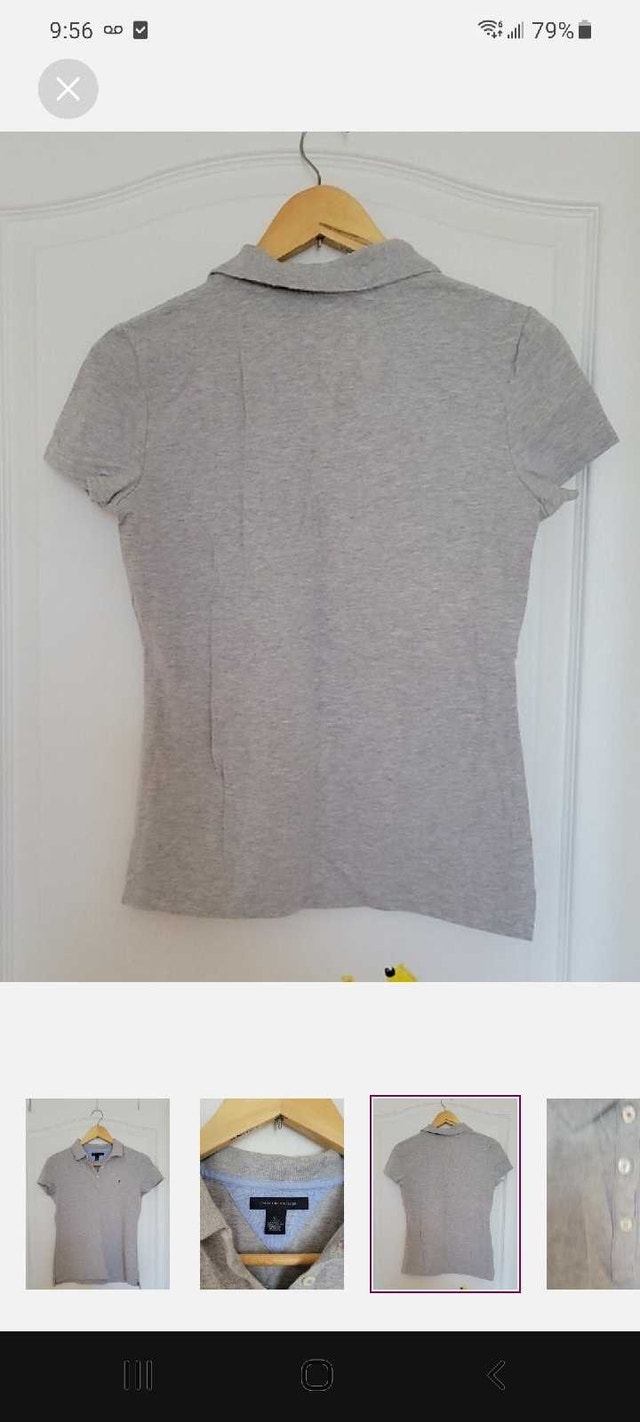 Tommy Hilfiger Polo Shirt - Gray, Size M - photo 3