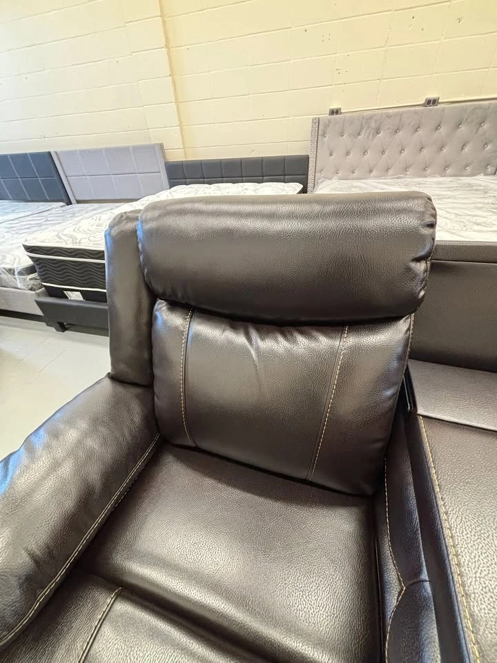 Brand New Leather Recliner Sofa Set 3-2-1 - photo 4