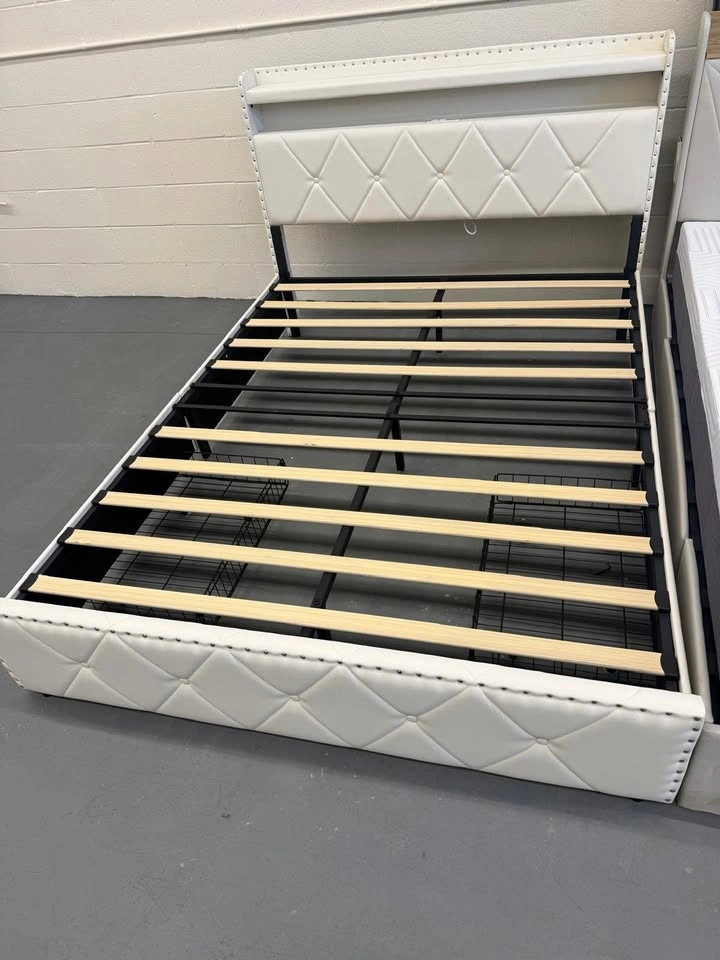 Modern LED Bed Frame with Storage - Queen - $349 - photo 2
