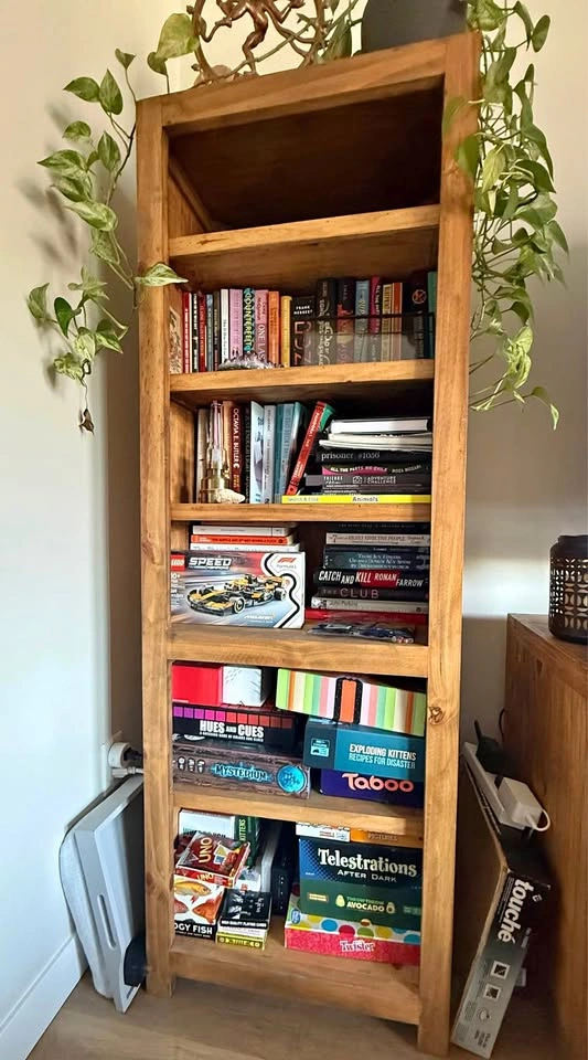 Santa Fe Rustic Pine Bookshelf