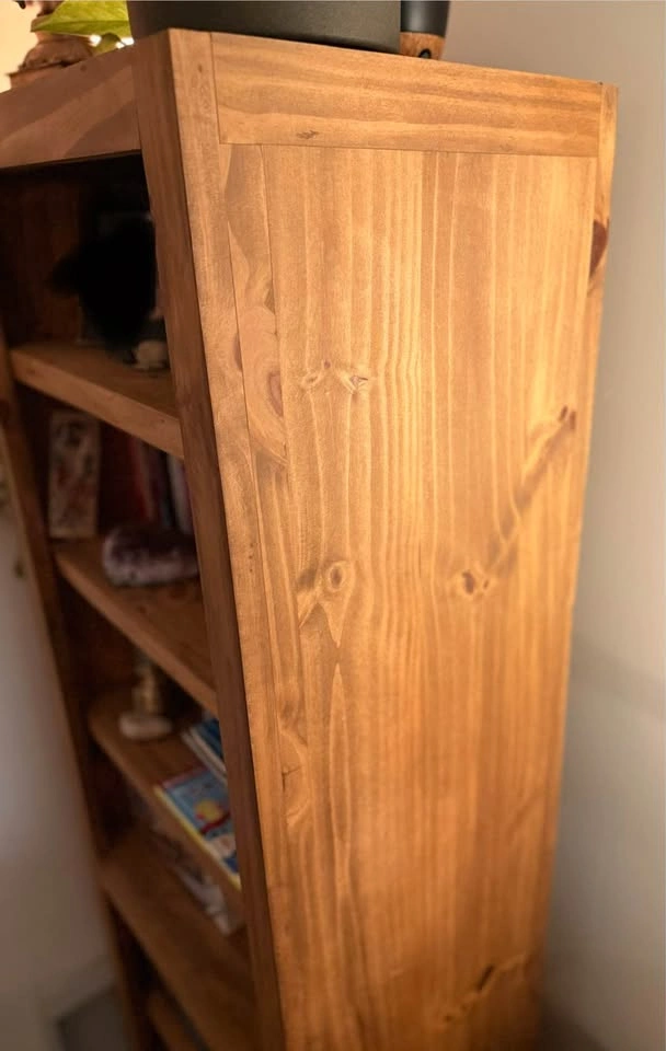 Santa Fe Rustic Pine Bookshelf - photo 3