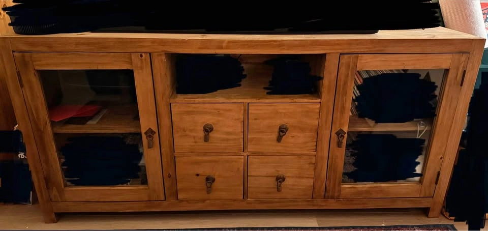 Santa Fe Rustic Pine TV Stand