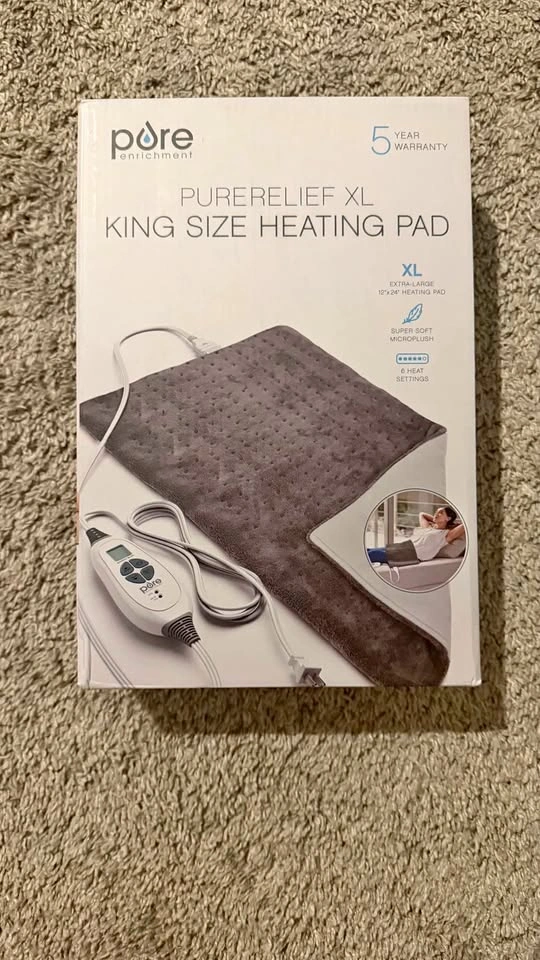 King Size Heating Pad - New in Box
