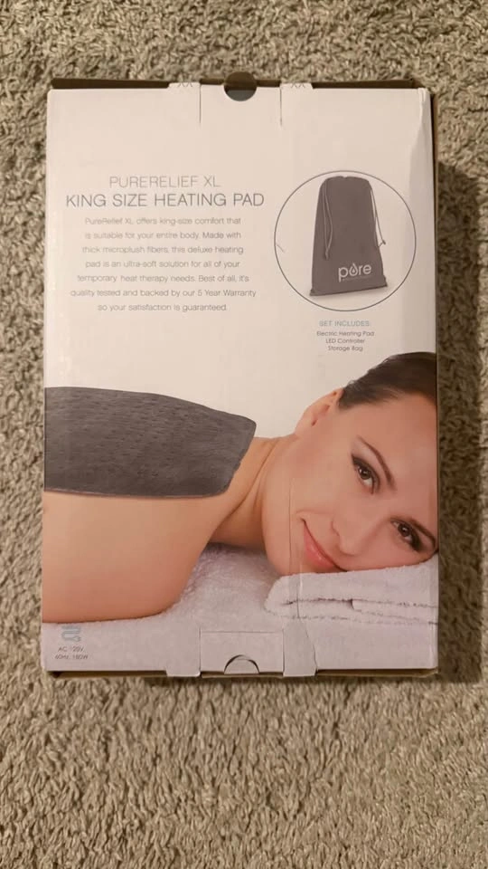 King Size Heating Pad - New in Box - photo 2