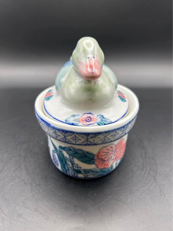 Lidded Duck Trinket Dish - photo 3