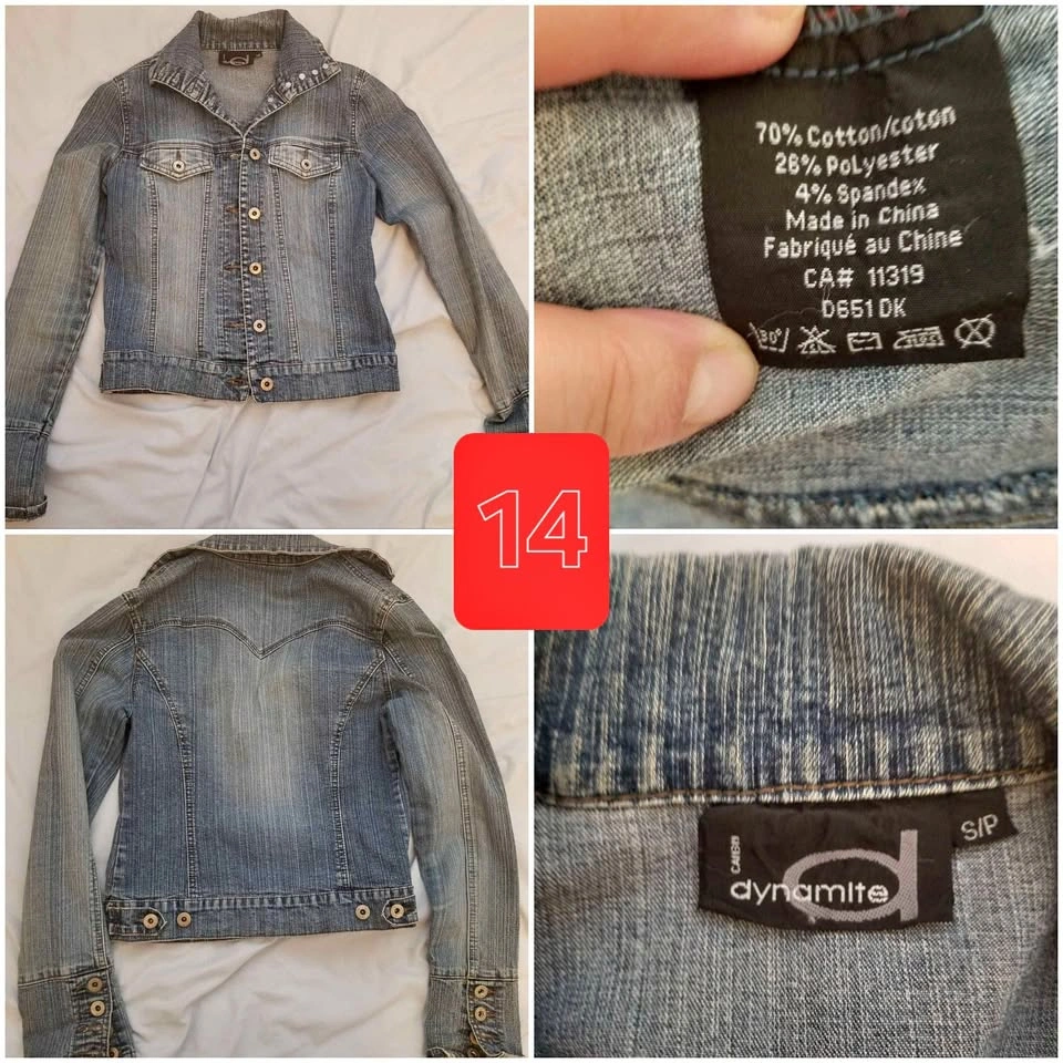 Dynamite Light Wash Denim Jacket Small