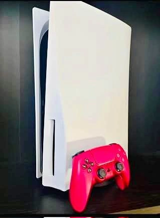 PS5 Disc Edition Console Bundle | Red Controller + Games