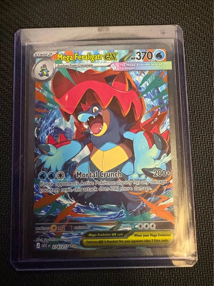 Pokemon Cards Mega Feraligatr EX NM 274/217 Ascended heroes - photo 3